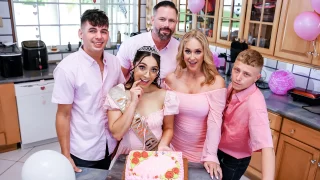 FamilyStrokes – 18th Birthday Gangbang Tradition/ Madison Wilde
